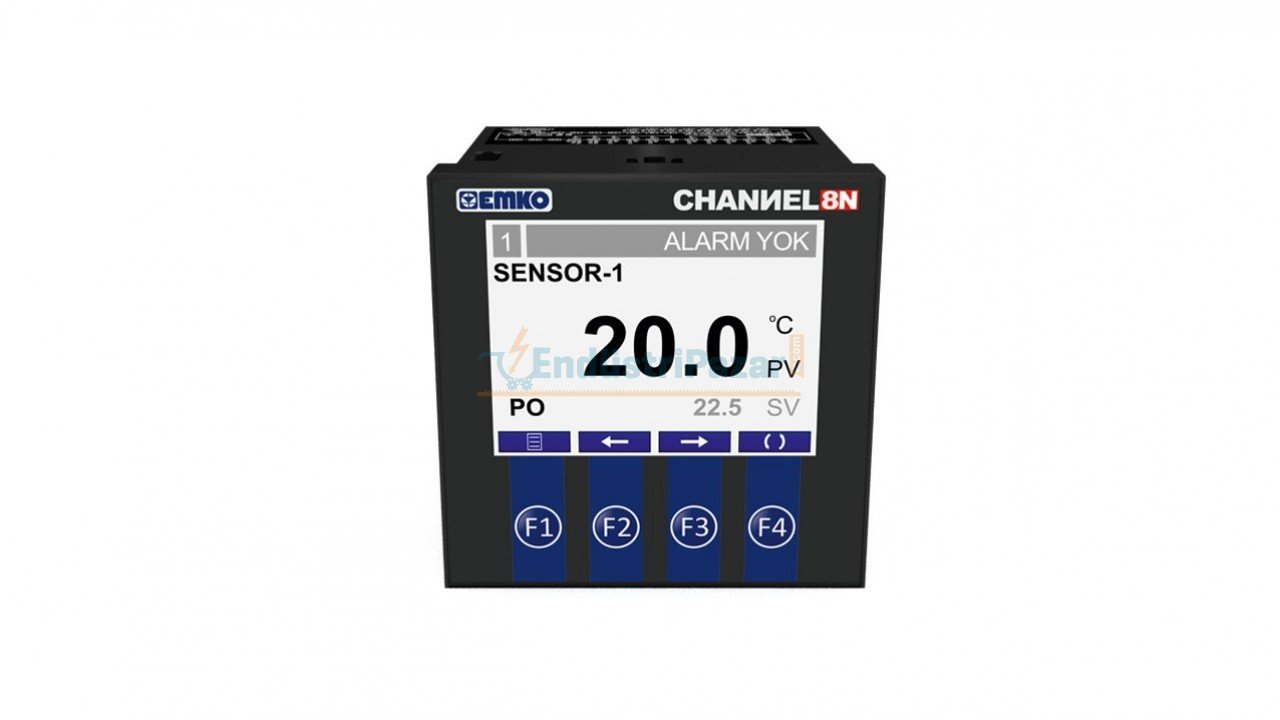 Channel8-N.2.R200 8 Kanal Sıcaklık Tarayıcı EMKO