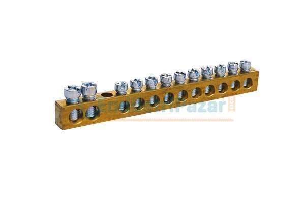 2/40 42 DELİKLİ PANO TOPRAKLAMA KLEMENSİ (6,5*9mm Kesit) 80 AMPER 1080107 ONKA-2007