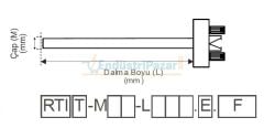 RTI-M06-L250.2 DALMA BOYU 250MM TÜP ÇAPI 6MM İNSETLİ TİP 2*PT-100 AISI304 EMKO