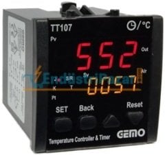 TT107A-230VAC-S DAHİLİ ZAMAN RÖLELİ SICAKLIK KONTROL CİHAZI GEMO