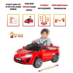 Uj Toys Jagor Uzaktan Kumandalı Akülü Araba 12V-Kırmızı