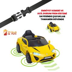 Uj Toys Jagor Uzaktan Kumandalı Akülü Araba 12V-Sarı