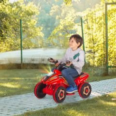 Uj Toys Müzikli ve Led Işıklı Akülü Atv 6V Safari-Siyah