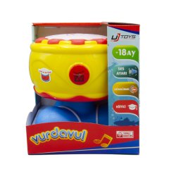 Uj Toys Müzikli ve Işıklı Yaratıcı Vur Davul