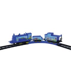 Uj Toys Pilli Tren Seti-Mavi