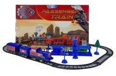 Uj Toys İstasyonlu Tren Seti-Mavi