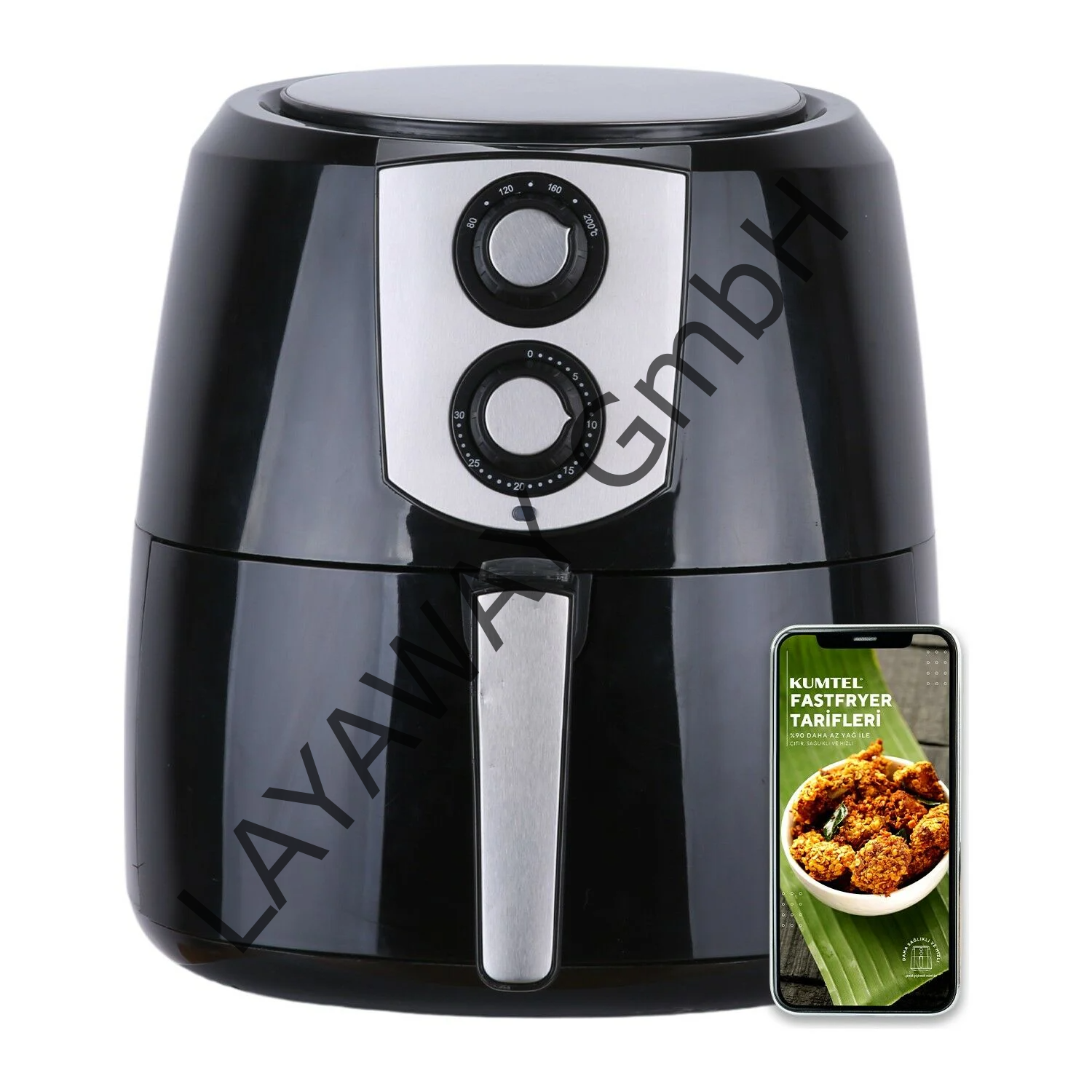 Kumtel Fastfryer XXL 8,5 LT ( Yağsız Fritöz Airfryer ) Haf-03