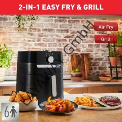 Tefal EY5018 Easy Fry & Grill Classic Yağsız Fritöz Airfryer 4,2 Litre Kapasite Hava ile Kızartma & Izgara - 1510002076