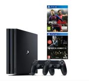 Sony PS4 Pro 1TB Konsol + 2. PS4 Kol + PS4 Pes 2021 (45 GÜN VADELİ FİYATI)