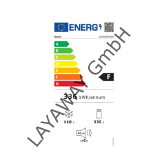Bosch KDN55NWF0N 485 lt No Frost Buzdolabı