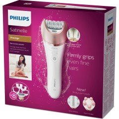 Philips Satinelle Advanced BRE650/00 Islak ve Kuru Epilatör (+8 aksesuar)