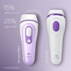 Braun Silk·Expert Pro3 PL3012  Yeni Nesil IPL Tüy Alma Cihazı Kablolu Lazer Epilasyon