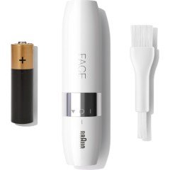 Braun Face FS1000 Mini Tüy Dökücü Kadın, Elektrikli Yüz Tüy Alma, Hızlı ve Kolay, Bıyık, Çene
