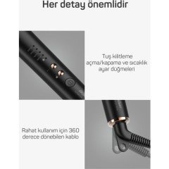 Arzum AR5068 Superstar Touch Saç Düzleştirici Fırça