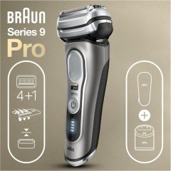 Braun Series 9 Pro 9465CC Islak & Kuru Tıraş Makinesi + Clean&charge + Deri Seyahat Kılıfı