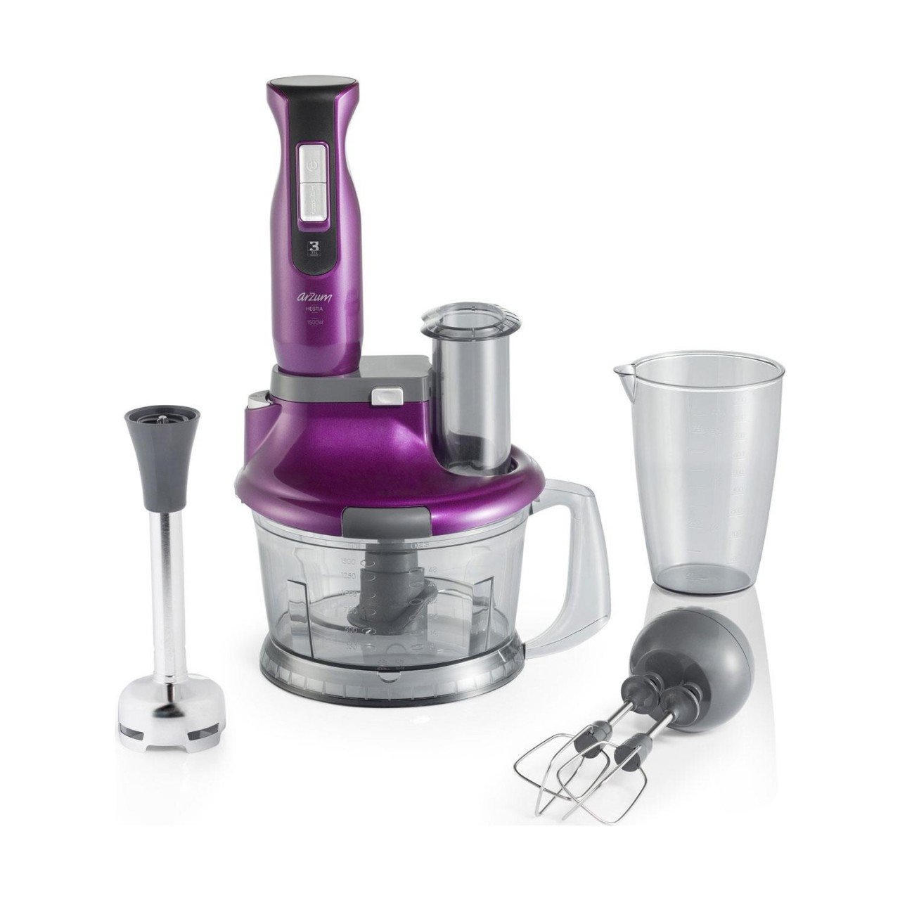 Arzum AR1058 Hestıa Mürdüm Multi Blender Seti