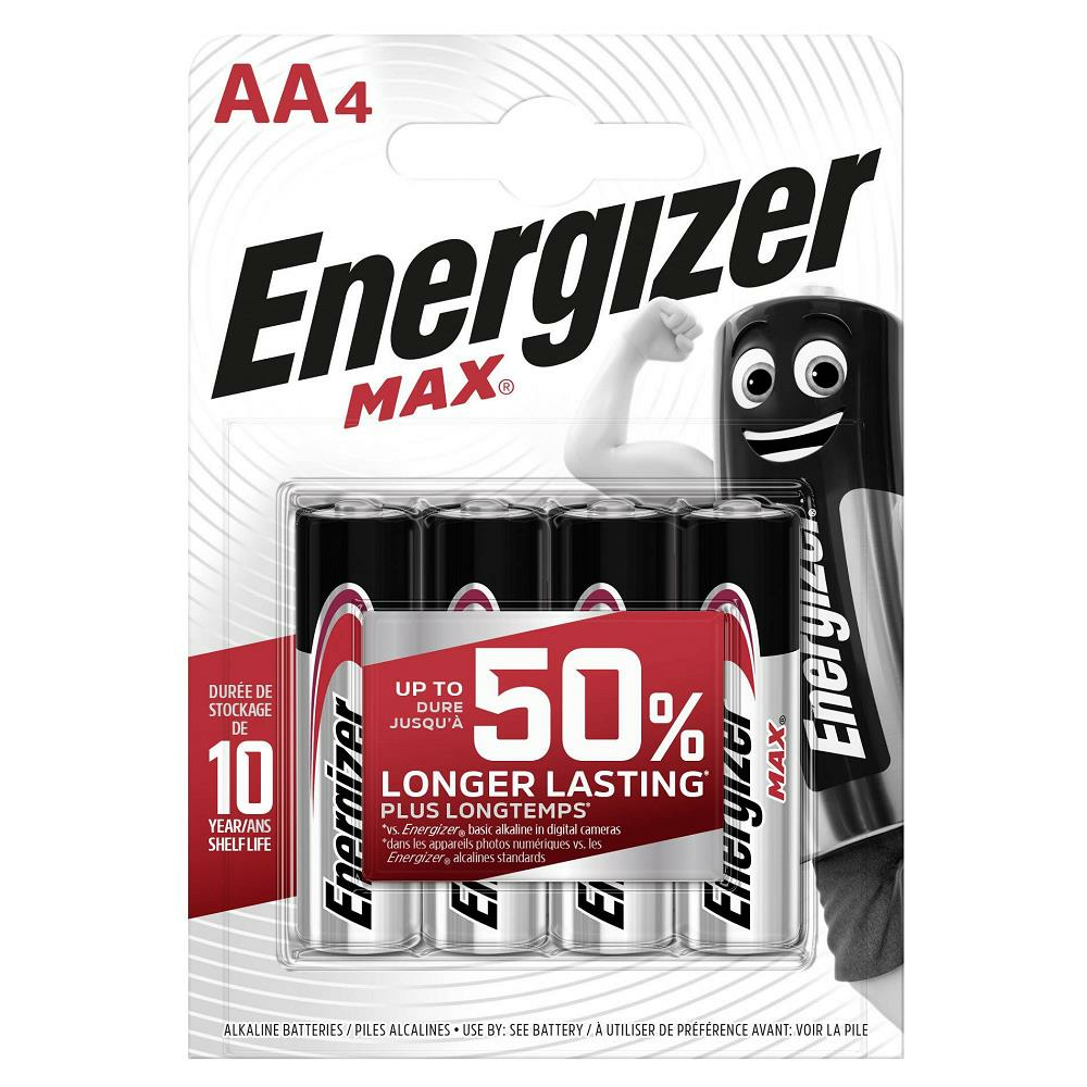 Energizer Alkalin Max AA Kalem Pil 4'lü Paket