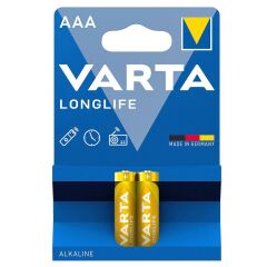 Varta 4103 Longlife Alkalin AAA İnce Kalem Pil 2'li Paket