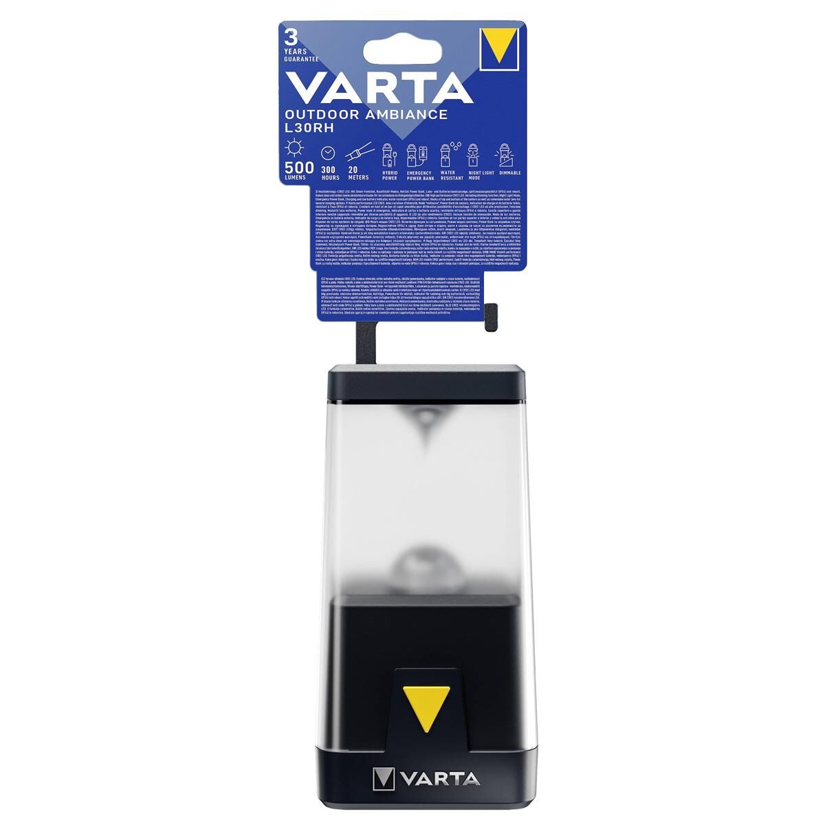 Varta 18666 Outdoor Ambiance L30RH Kamp Lambası