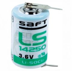 Saft LS14250-2Pf 1/2AA 3.6V Lityum Pil 2 Ayaklı