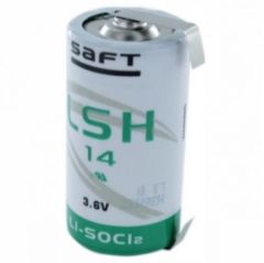 Saft LSH14-CNR C 3.6Volt Lityum Orta Boy Pil 2 Ayak