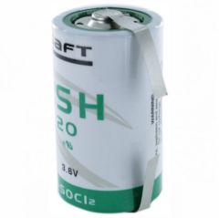 Saft LSH20-CNR D 3.6Volt Lityum Büyük Boy Pil 2 Ayak
