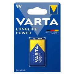 Varta 4922 Longlife Power 6LR61 Alkalin 9V Pil