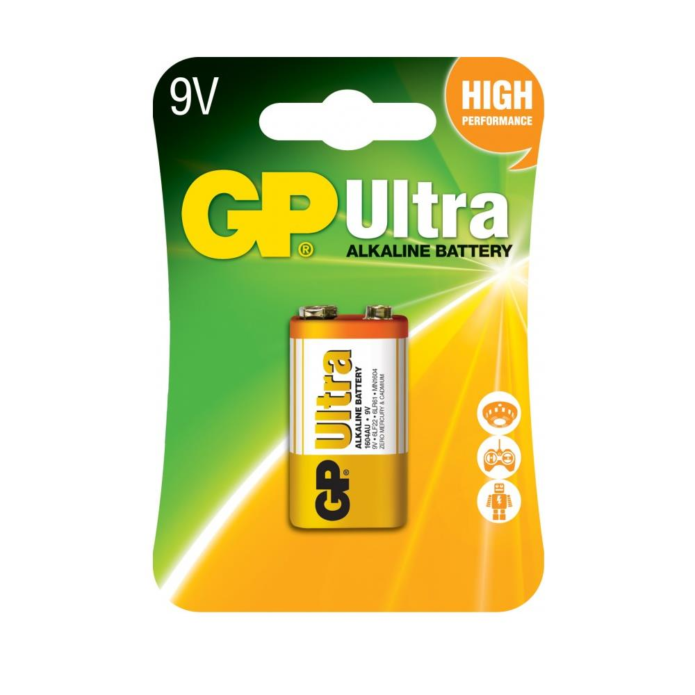 GP Ultra Alkalin 9V Pil