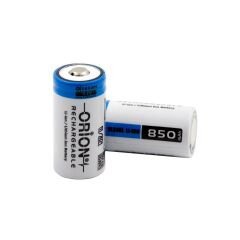 Orion 16340 3.7V 850mAh Li-ion Şarj Edilebilir CR123A Pil