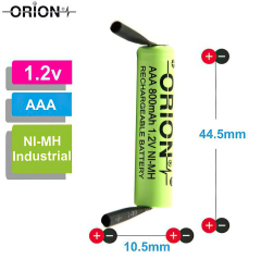 Orion 1.2V Ni-Mh AAA 800mAh Şarj Edilebilir Pil 2 Ayaklı