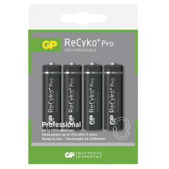 GP ReCyko Pro 2000mAh AA Şarj Edilebilir Kalem Pil 4'lüPaket