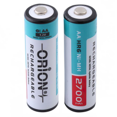 Orion 1.2V 2700mAh Ni-Mh AA Şarj Edilebilir Kalem Pil 2'Lİ Paket