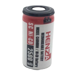 Henza 1.2V SC 2500mAh Ni-Cd Şarj Edilebilir Pil