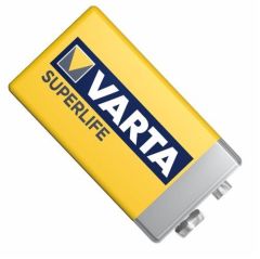 Varta Superlife Manganez 9V Kare Pil Shrink