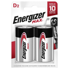Energizer Max Alkalin D Büyük Boy Pil 2'li Paket