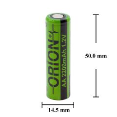 Orion 1.2V Ni-Mh AA 2200mAh Şarj Edilebilir Kalem Pil