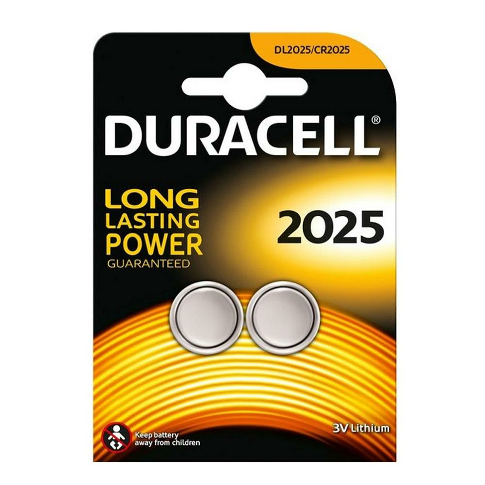 Duracell CR2025 3V Lityum Pil 2'li Paket