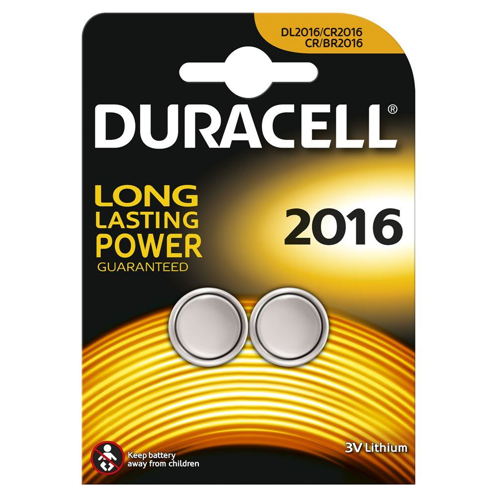 Duracell CR2016 3V Lityum Pil 2'li Paket