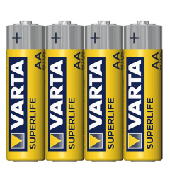 Varta Superlife Manganez AA Kalem Pil 4'lü Shrink