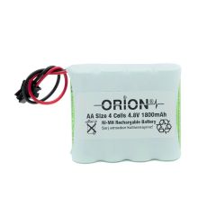 Orion AA 4.8V 1800mAh Kablo Ve Konnektörlü Şarjlı Pil