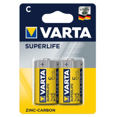 Varta Superlife Manganez Orta Boy Pil 2'li Paket