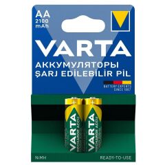 Varta 56706 Power 2100mAh AA Şarj Edilebilir Kalem Pil 2'li Paket TR