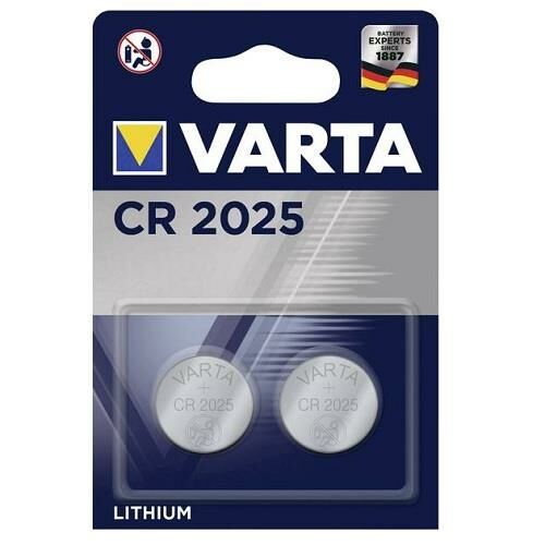 Varta CR2025 3V Lityum Pil 2'li Paket