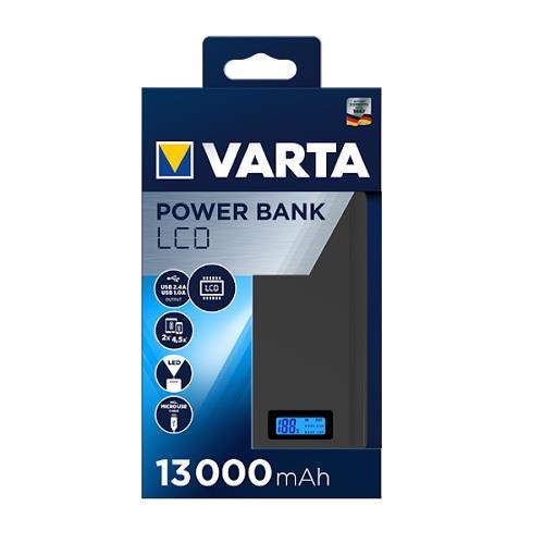 Varta 57971 Powerbank Lcd Ekran 13.000mAh