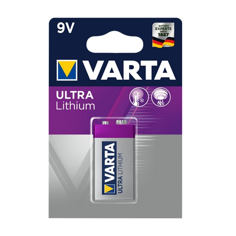 Varta 6122 Lityum 9V Pil