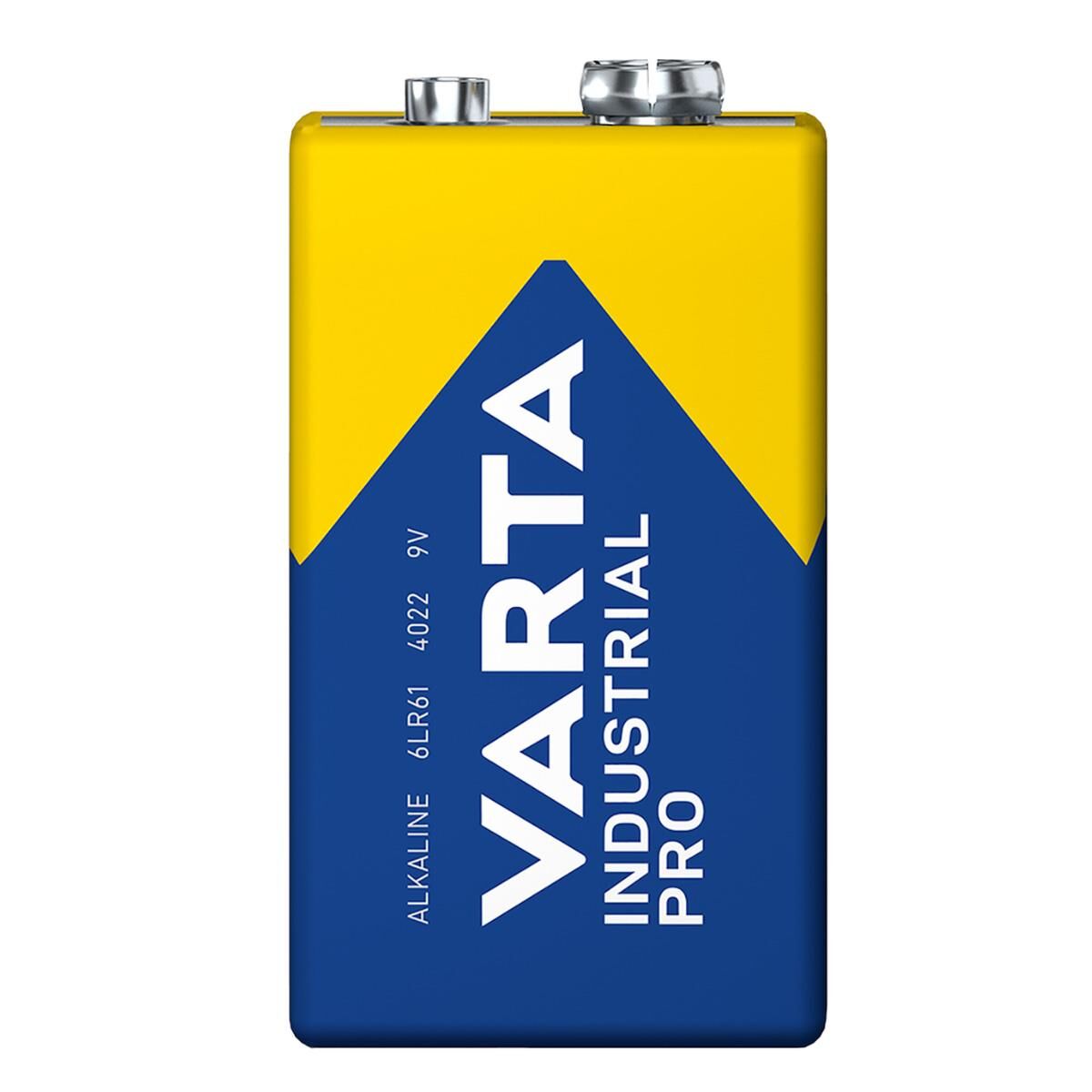 Varta 4022 Industrial 9V Pro Alkalin Pil