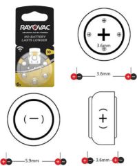 Rayovac Extra 10 Numara işitme cihazı pili