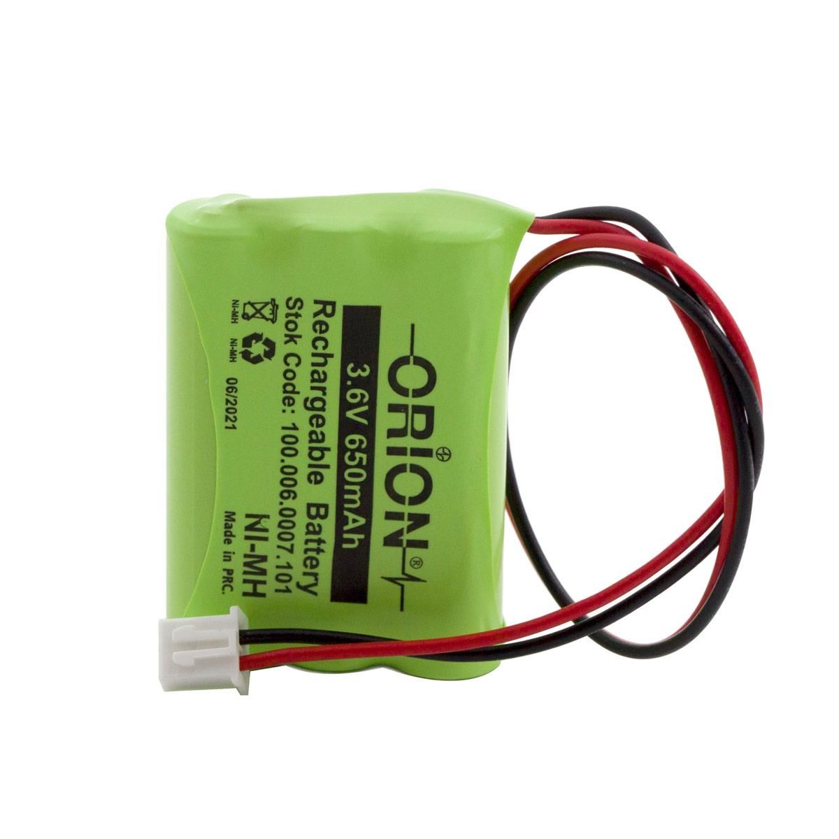 Orion AAA 3.6V 650mAh 2Pin JST Konnektorlü Pil