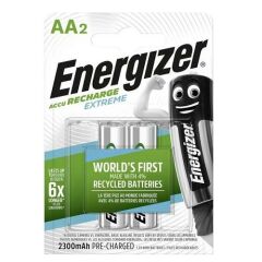 Energizer Extreme AA 2300mAh Şarj Edilebilir Kalem Pil 2'li Paket