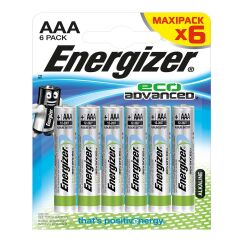 Energizer Alkalin Eco Advanced AAA İnce Kalem Pil 6'lı Paket